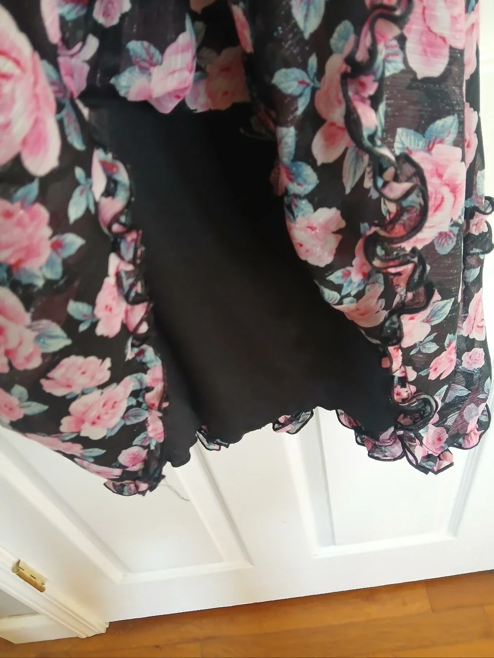 B Darlin pink print layered